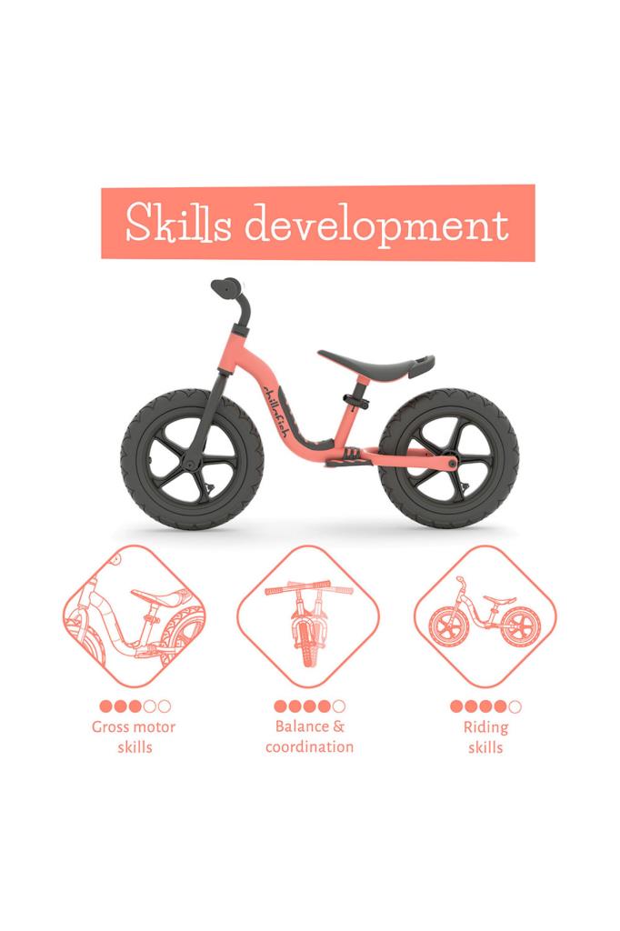 Chillafish Charlie Sport Pembe 12 Jant Çocuk Denge Bisikleti Outlet