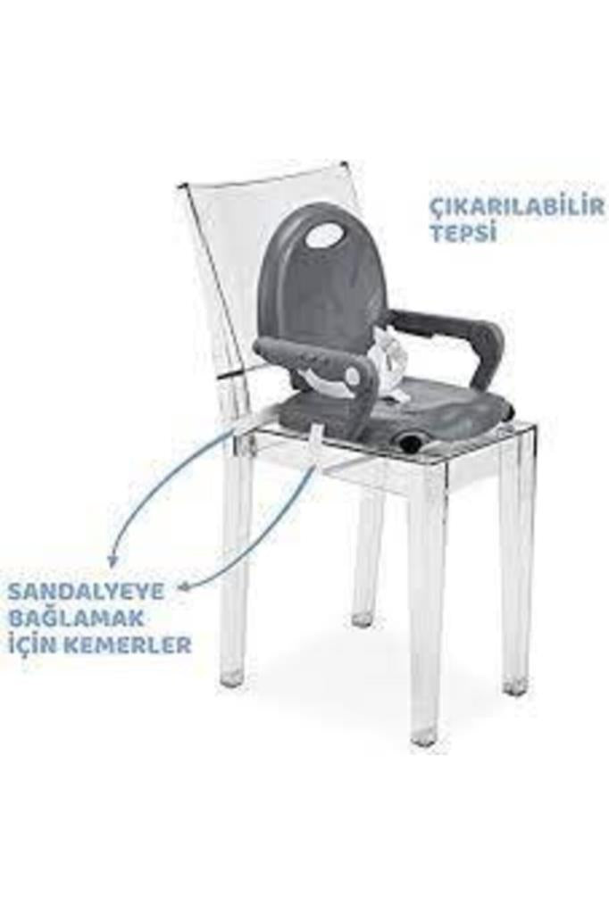 Chicco Pocket Snack Yükseltici Mama Sandalyesi Dark Grey