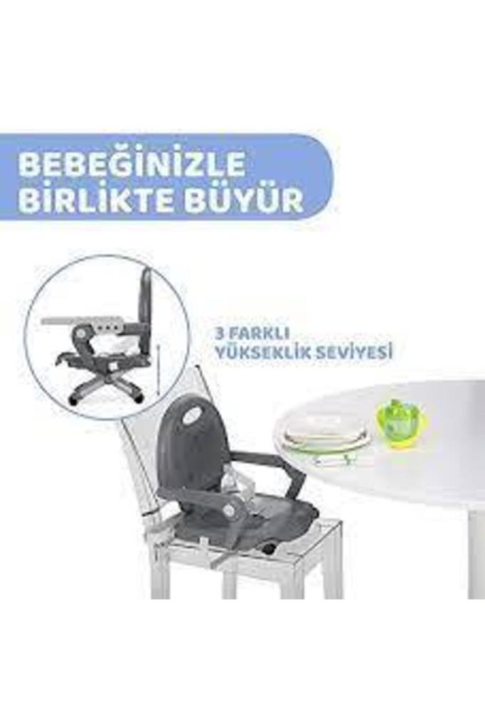 Chicco Pocket Snack Yükseltici Mama Sandalyesi Dark Grey