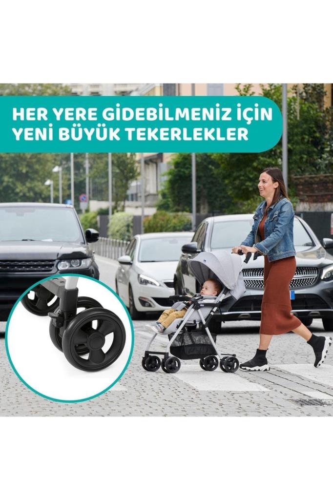 Chicco Ohlala 3 Bebek Arabası Grey Mist Outlet