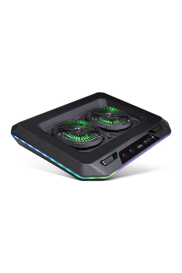 Classone Gaming Gt200 Laptop Soğutucu Notebook Stand,3000 Rpm, 10 Rgb Işık Kontrolü , 15.6 -17 Inch - OUTLET
