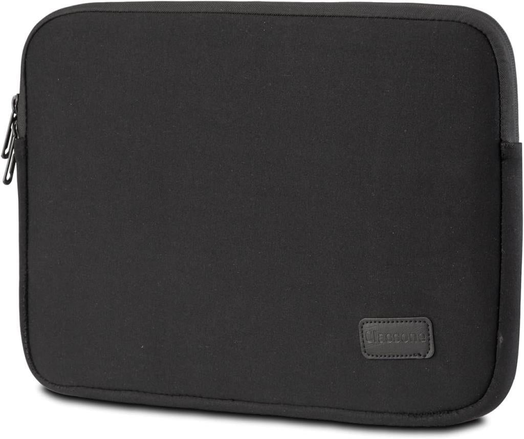 Classone Livorno Serisi 15.6'' su Geçirmez Kumaş ve Su Geçirmez Fermuar Notebook, Laptop, Macbook taşıma Kılıfı -Siyah - Outlet
