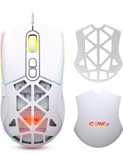 Claws Nexus X1 Beyaz Makrolu Optik Kablolu Oyuncu Mouse Outlet