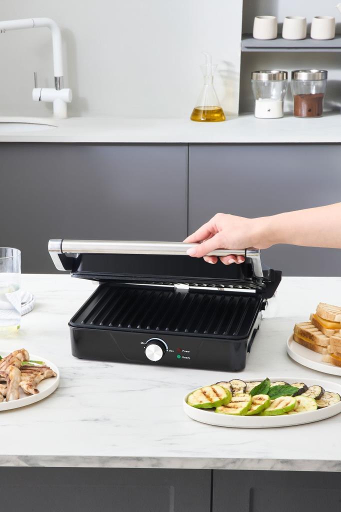 Cookplus Inox 2000 W Izgara ve Tost Makinesi Outlet