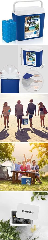 Coolist CLB24SET 24 lt Kamp Buzluğu + 2 Adet Buz Aküsü Teşhir