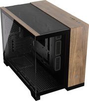 Corsair 2500X Çift Bölmeli mATX Temperli Cam Bilgisayar Kasası Siyah/Ceviz Ağacı - Outlet