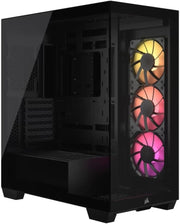 CORSAIR 3500X Mid Tower Kasa 4xRS120 Fan PWM 4in1 Fan Kablosu & RGB Kablo + RM850e 80+ Gold Modular PSU Bundle - Siyah (CC-9900042-BOG) Outlet