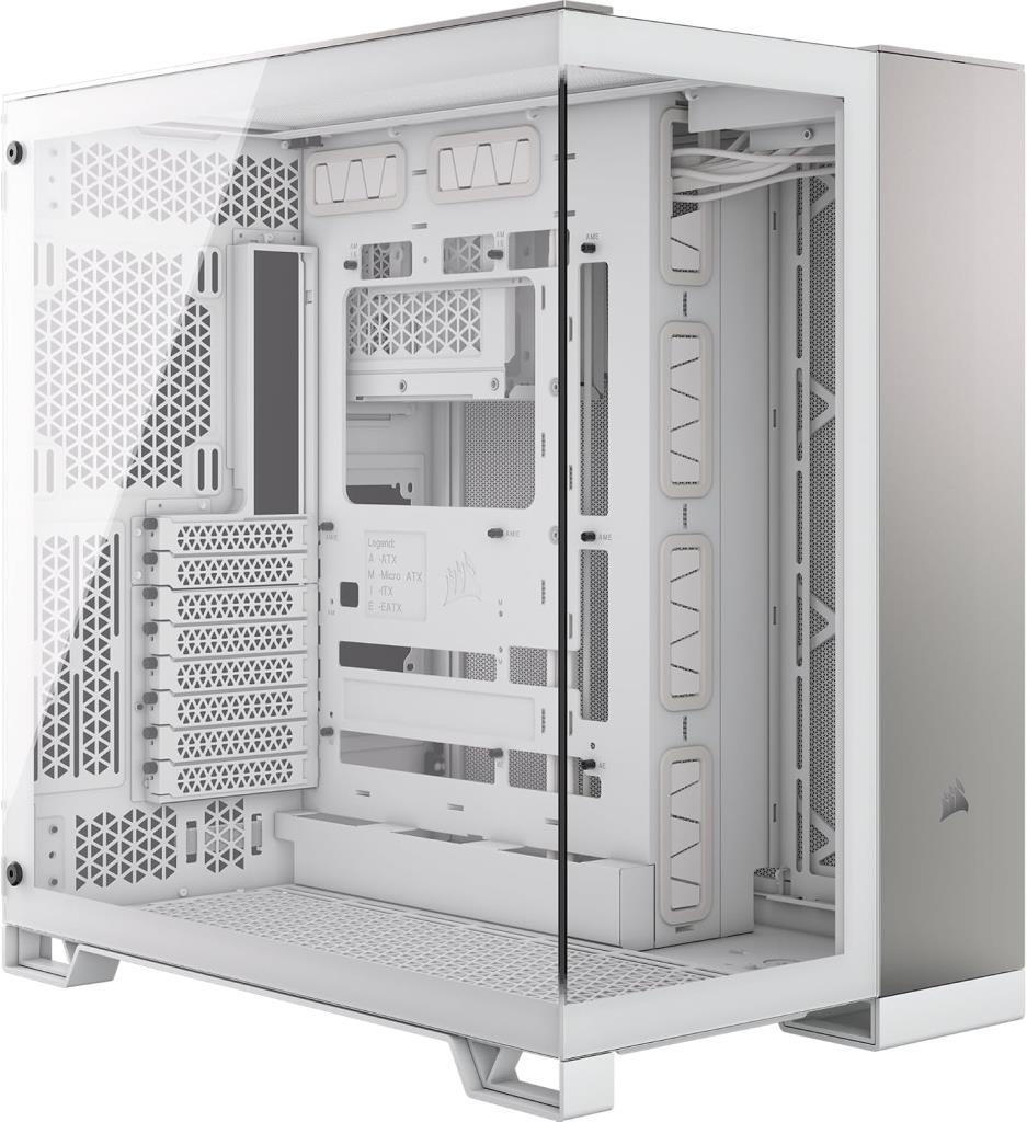 Corsair 6500X CC-9011285-WW Fansız Beyaz-Gri E-ATX Oyuncu Kasası