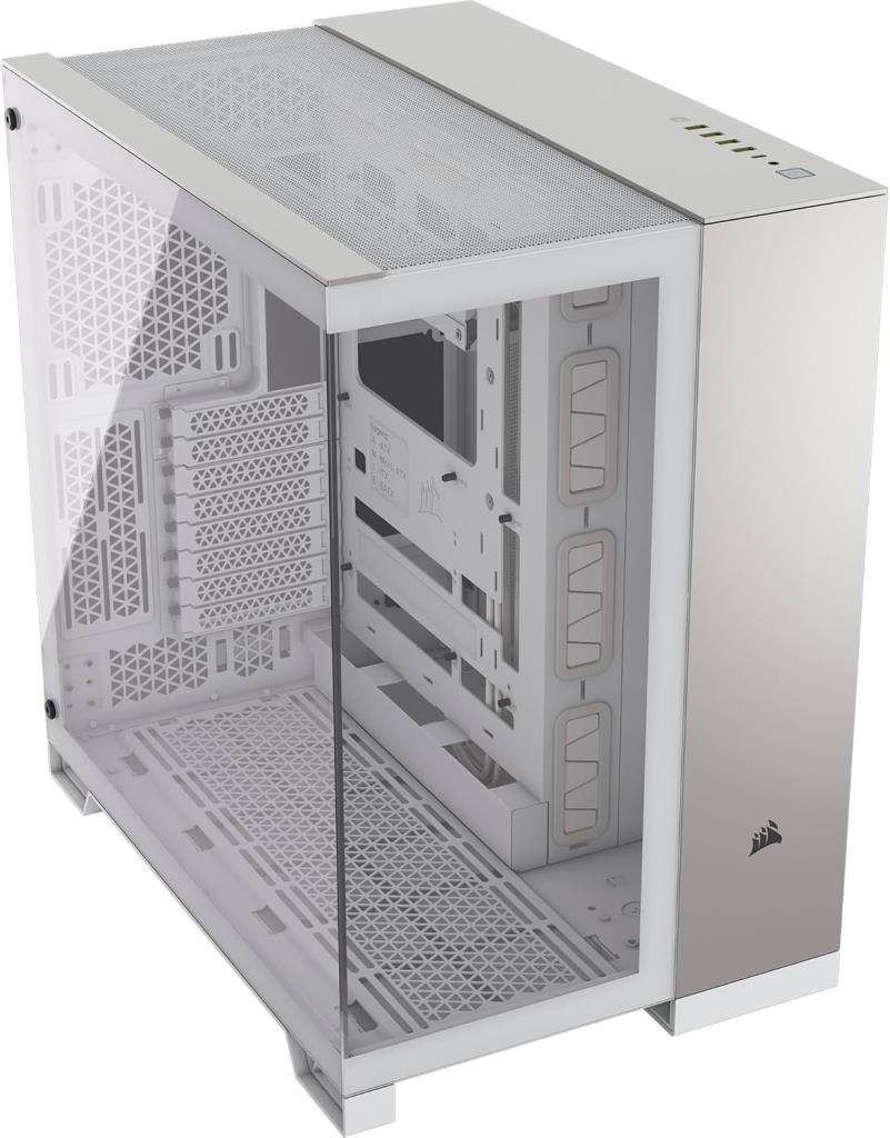 Corsair 6500X CC-9011285-WW Fansız Beyaz-Gri E-ATX Oyuncu Kasası
