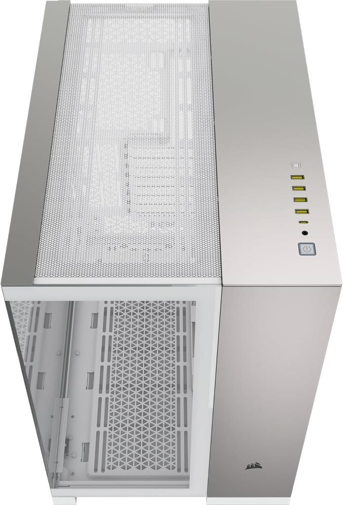 Corsair 6500X CC-9011285-WW Fansız Beyaz-Gri E-ATX Oyuncu Kasası