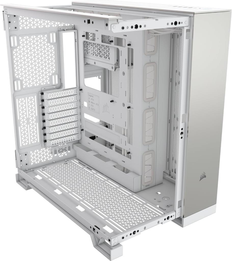 Corsair 6500X CC-9011285-WW Fansız Beyaz-Gri E-ATX Oyuncu Kasası