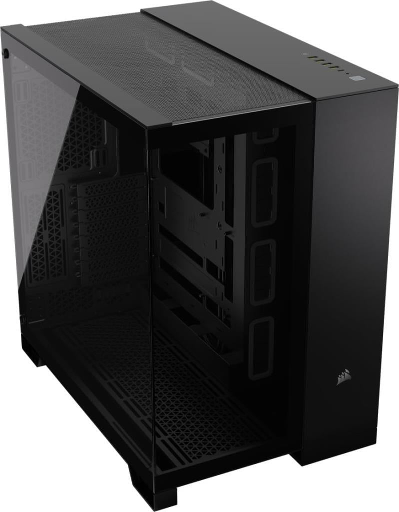 CORSAIR 6500X Mid-Tower Dual Chamber PC Case - Black (CC-9011257-WW) Outlet