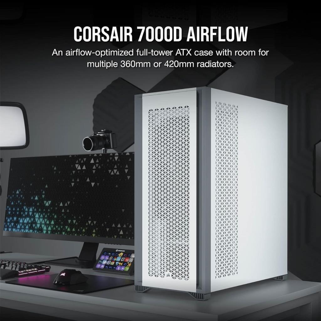 Corsair 7000D AirFlow CC-9011219-WW ATX Gaming Case Display