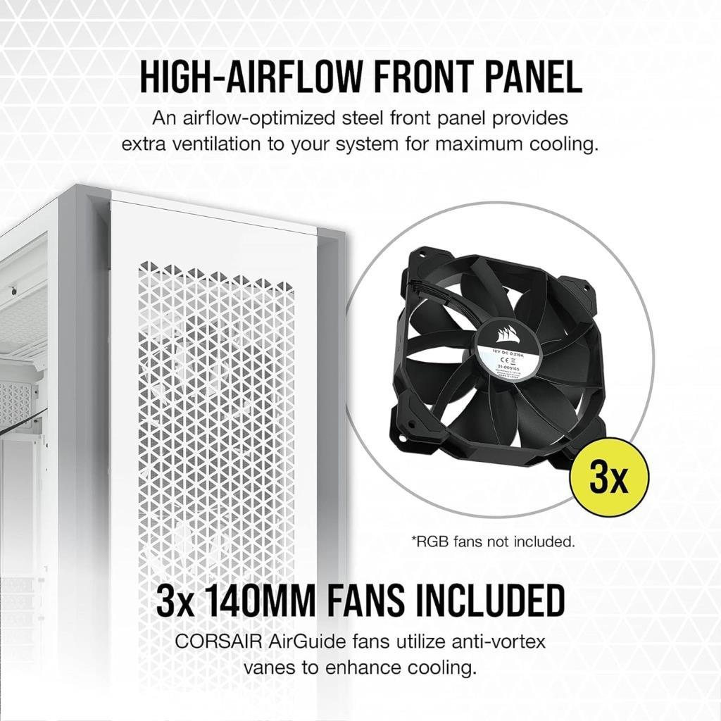 شاشة عرض علبة الألعاب Corsair 7000D AirFlow CC-9011219-WW ATX