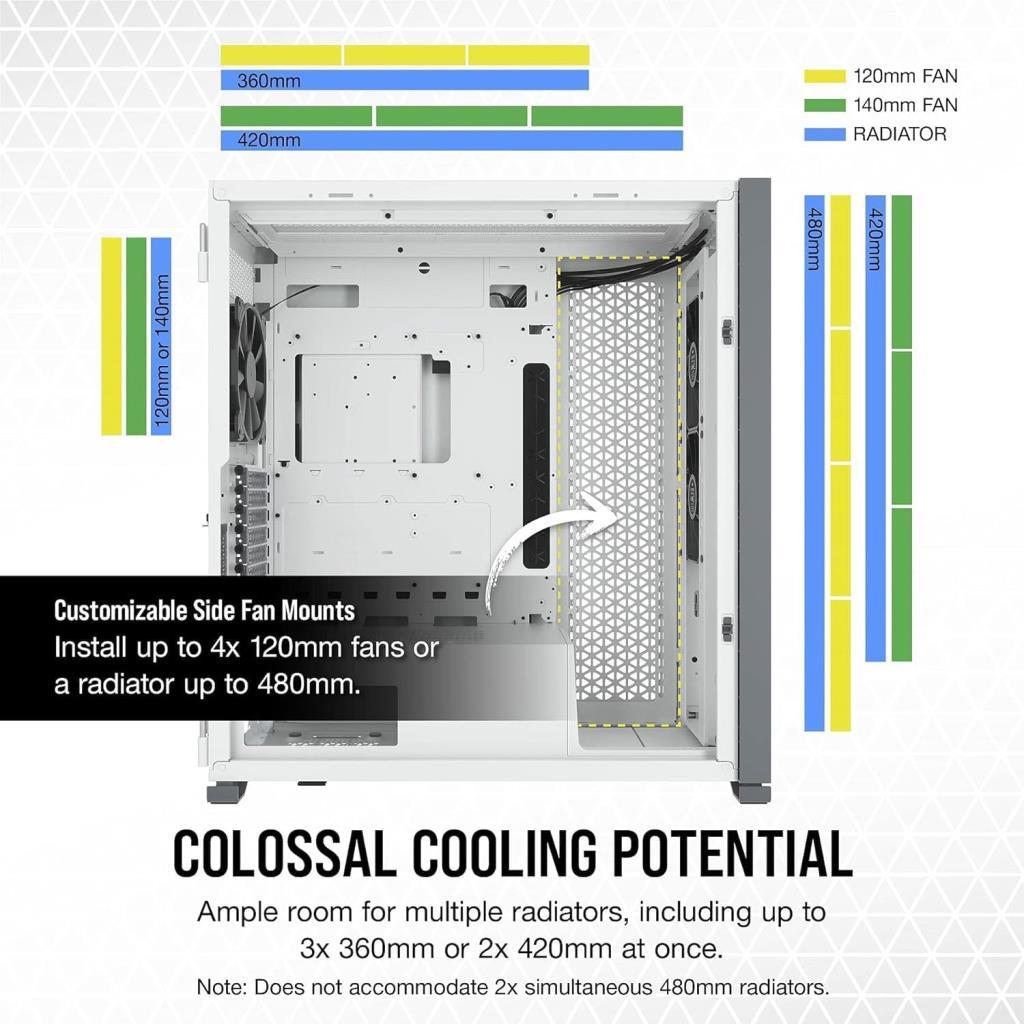 شاشة عرض علبة الألعاب Corsair 7000D AirFlow CC-9011219-WW ATX