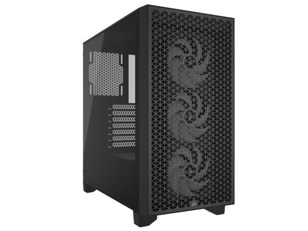 Corsair iCUE 3000D RGB Airflow Siyah Temperli Cam ATX Mid Tower Gaming Kasa CC-9011255-EU - Teşhir