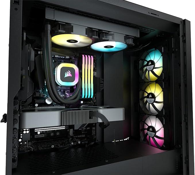 Corsair iCUE H100 RGB CW-9060053-WW 240 mm İşlemci Sıvı Soğutucu - OUTLET