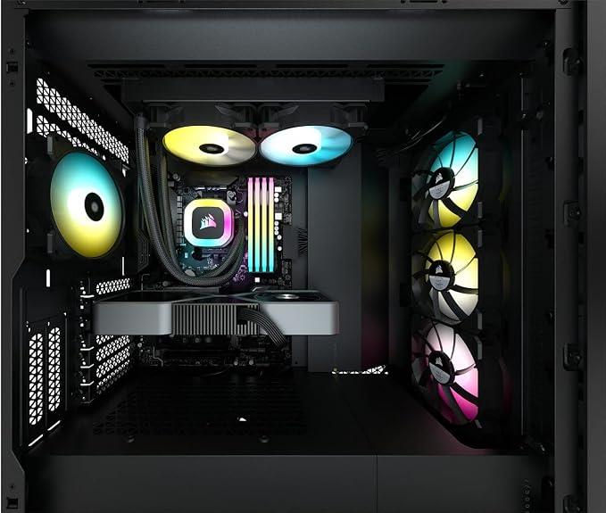 Corsair iCUE H100 RGB CW-9060053-WW 240 mm İşlemci Sıvı Soğutucu - OUTLET