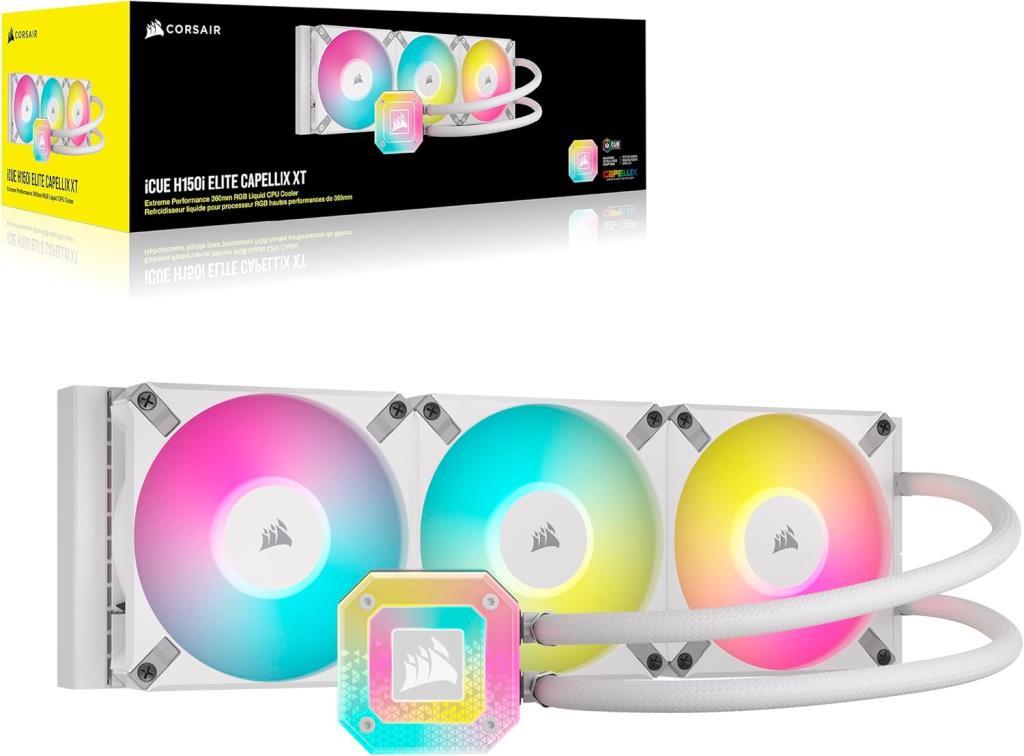 Corsair H150i Elite Capellix XT CW-9060073-WW 360 mm İşlemci Sıvı Soğutucu - outlet