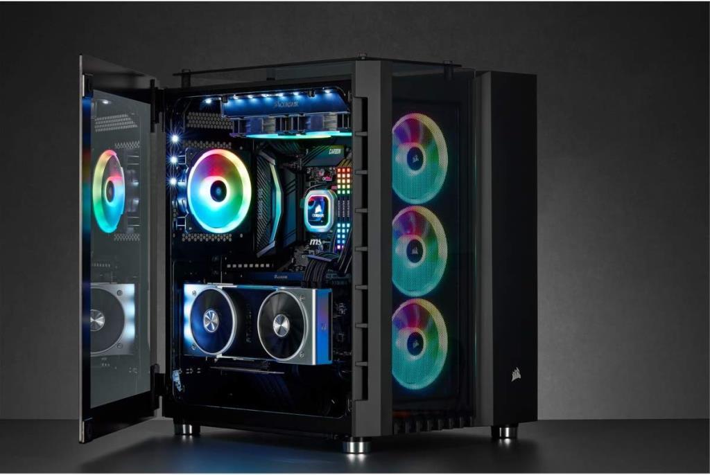 Corsair Crystal Series 680X RGB CC-9011168-WW Led Fanlı E-ATX Oyuncu Kasa - Outlet