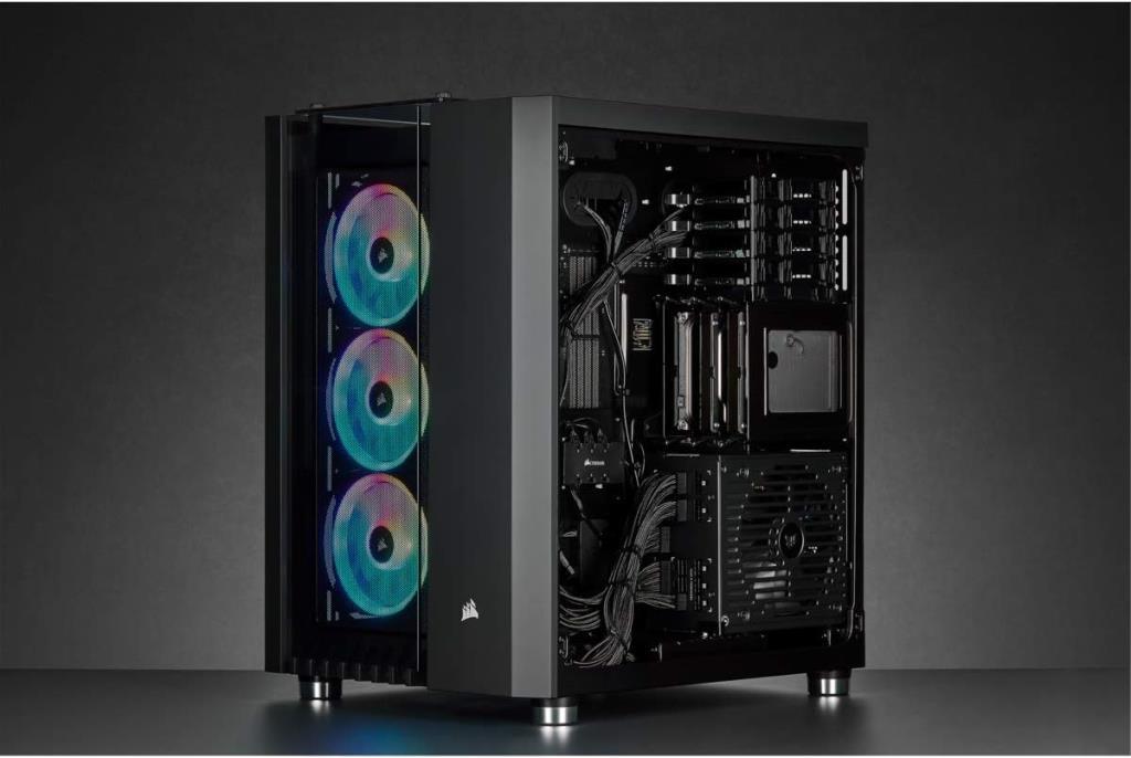 Corsair Crystal Series 680X RGB CC-9011168-WW Led Fanlı E-ATX Oyuncu Kasa - Outlet
