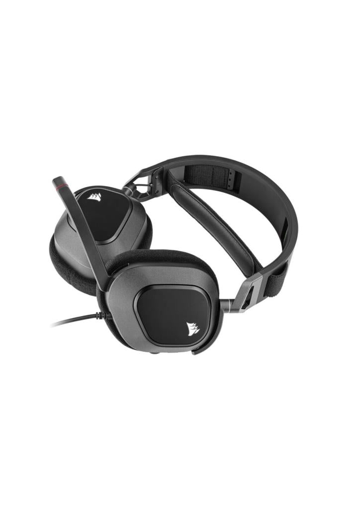 Corsair HS80 RGB USB CA-9011237-EU Siyah 7.1 Kablolu Kulak Üstü Oyuncu Kulaklığı Teşhir