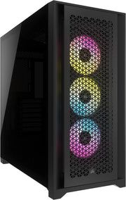 Corsair İCUE 5000D RGB Airflow CC-9011242-WW Fanlı Siyah E-ATX Oyuncu Kasası - OUTLET