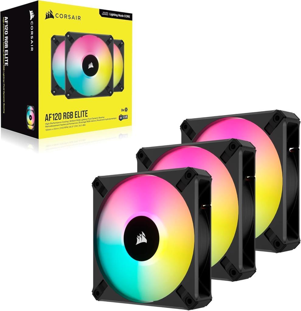 Corsair iCUE AF120 RGB Elite CO-9050154-WW 3'lü 12 cm Kasa Fanı - Outlet