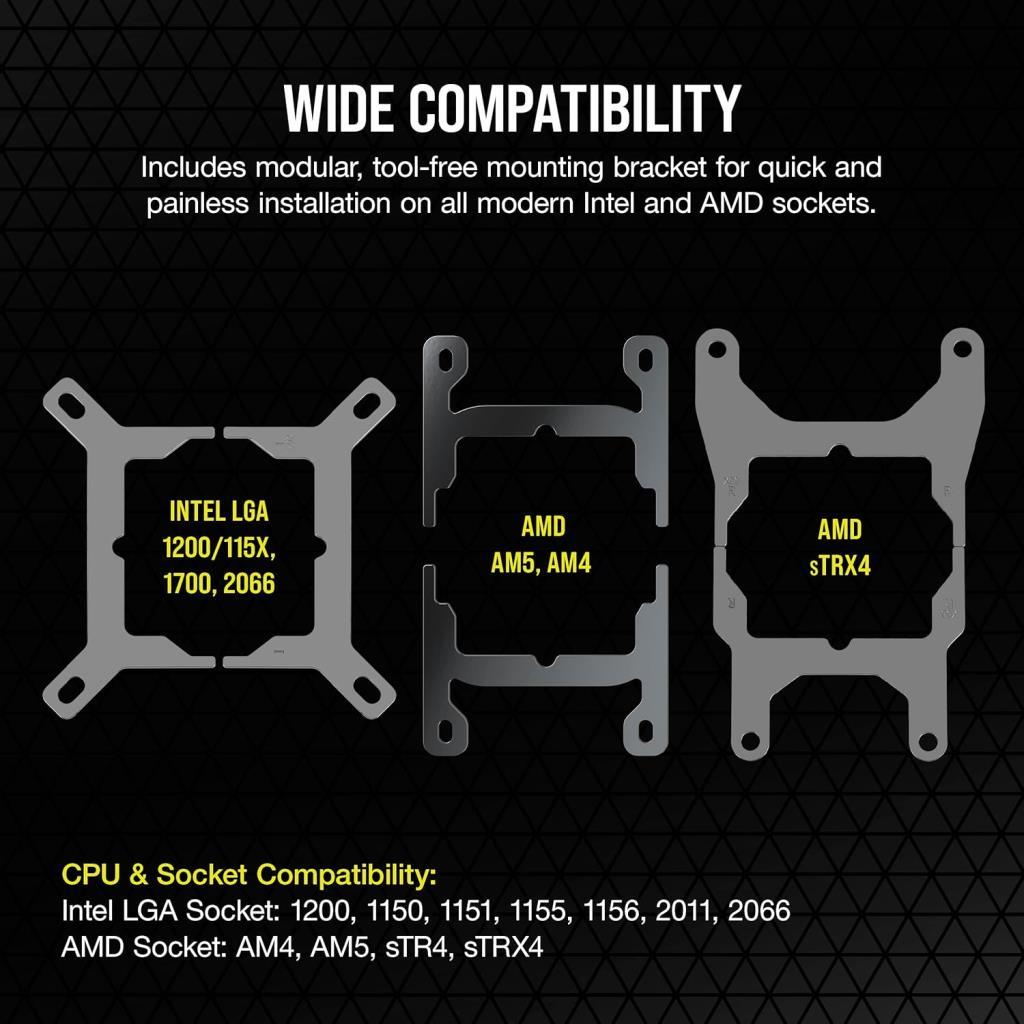 Corsair iCUE H100i Elite Capellix XT CW-9060072-WW 240 mm İşlemci Sıvı Soğutucu - Teşhir