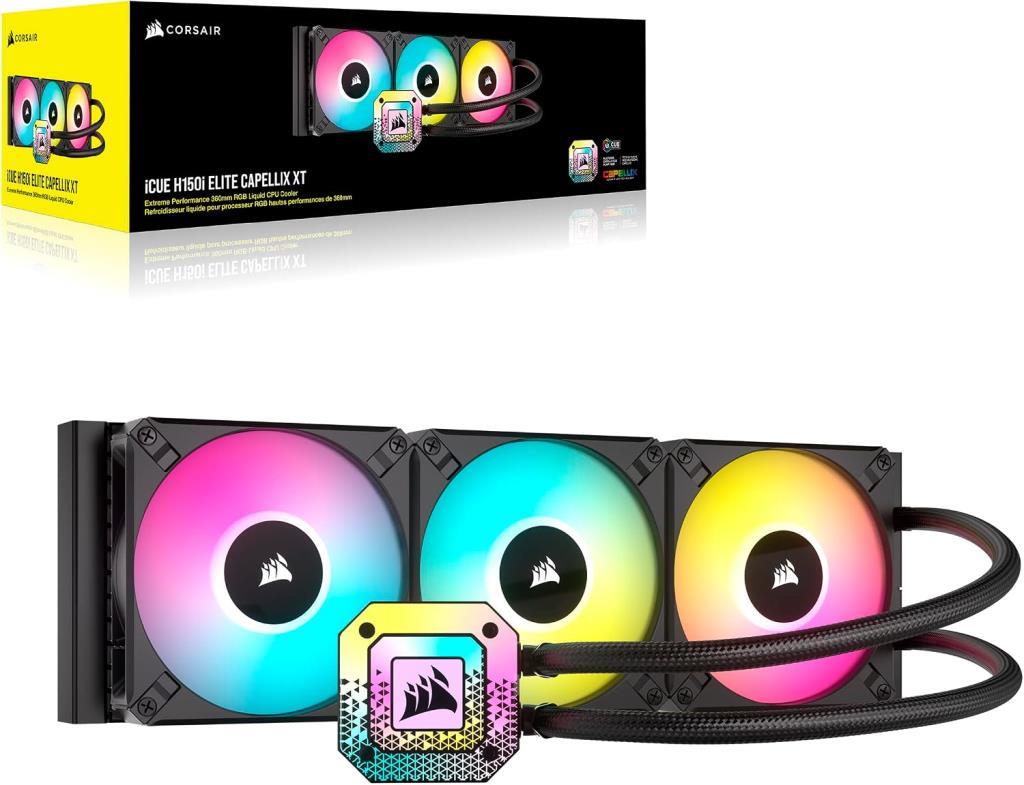 Corsair iCUE H100i Elite Capellix XT CW-9060072-WW 240 mm İşlemci Sıvı Soğutucu - Teşhir