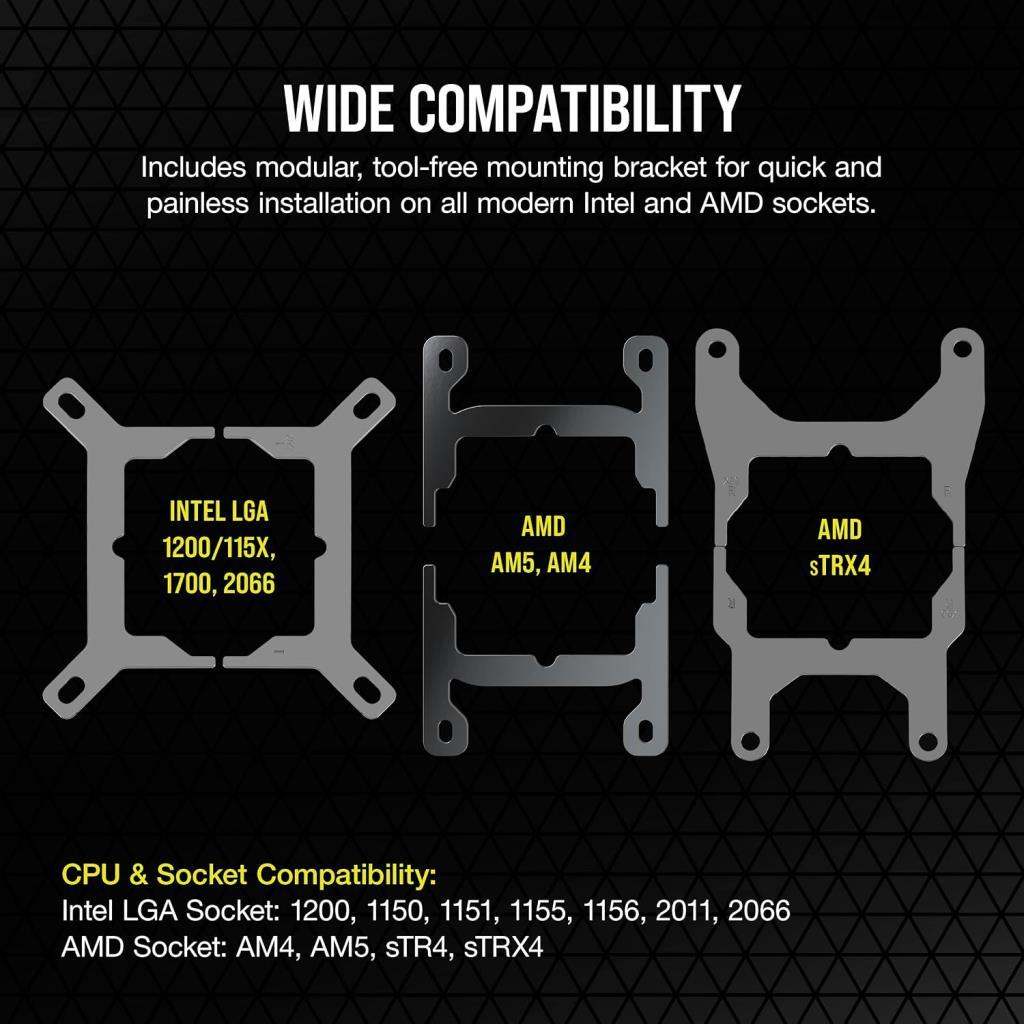 Corsair iCUE H170i Elite Capellix XT CW-9060071-WW 420 mm İşlemci Sıvı Soğutucu - Teşhir