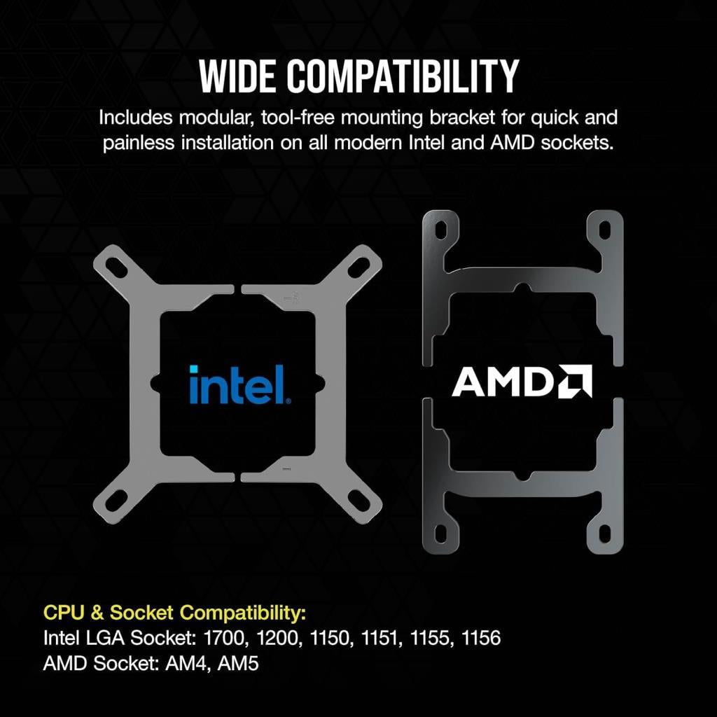 Corsair iCUE LINK H100i RGB AIO CW-9061005-WW 240 mm İşlemci Sıvı Soğutucu Beyaz - Teşhir