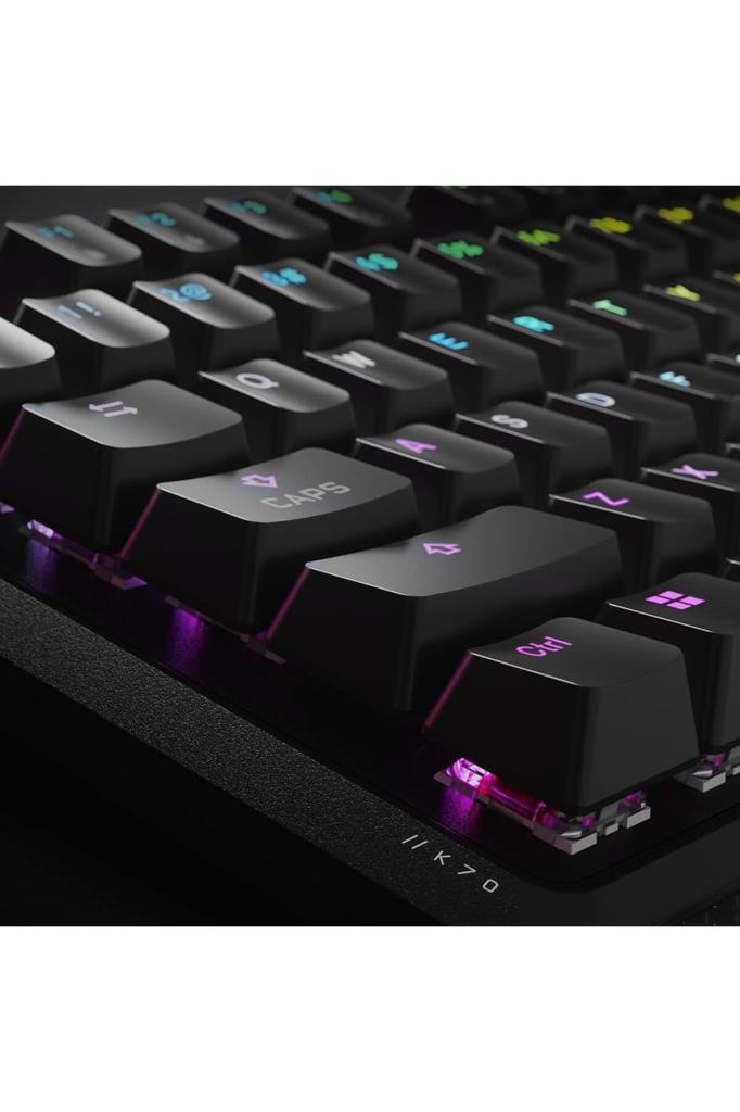 Corsair K70 Core RGB CH-910981E-TR MLX Red Switch Kablolu Mekanik Oyuncu Klavyesi Teşhir