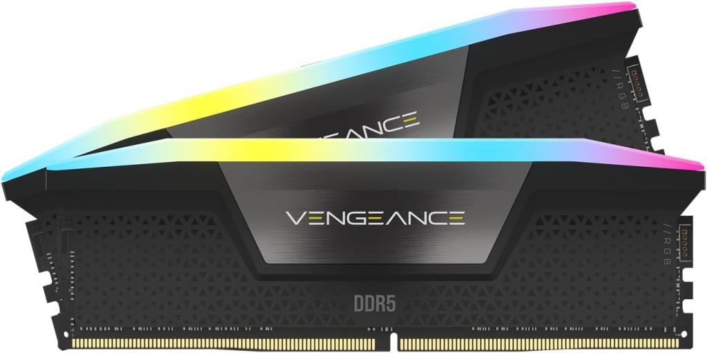 Corsair Vengeance RGB Black 96 GB (2x48) 6400 MHz CL32 CMH96GX5M2B6400C32 DDR5 Ram Outlet