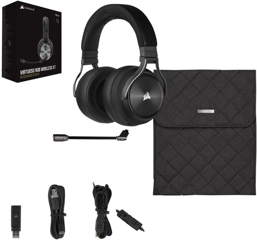 Corsair Virtuoso RGB Wireless XT CA-9011188-EU Kablolu/Kablosuz Kulak Üstü Oyuncu Kulaklığı Teşhir