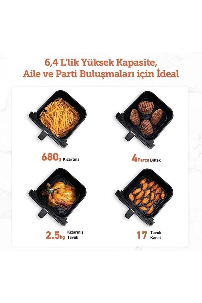 Cosori Dual Blaze AirFryer 6.4 lt Yağsız Fritöz Teşhir