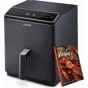 Cosori ‎CAF-P583S Dual Blaze İkili Isıtma Sistemi 6.4 lt Siyah Sıcak Hava Fritözü