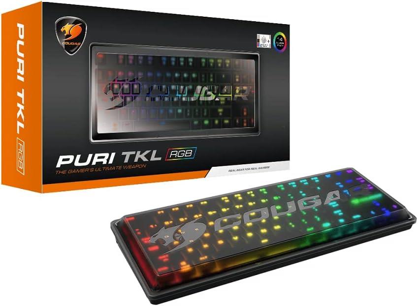 Cougar Puri Tkl RGB Blue Switch Kablolu Mekanik Oyuncu Klavyesi - TEŞHİR