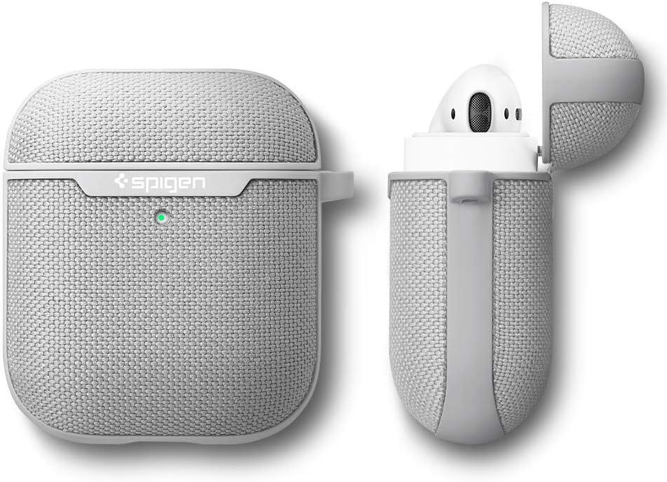 Spigen Apple AirPods 2/1 Nesil Uyumlu Kılıf Urban Fit Dokuma Gri- Outlet