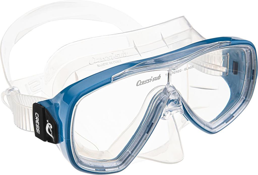 Cressi Agua - Onda - Mexico Palet Maske Şnorkel Set, Mavi, 43-44