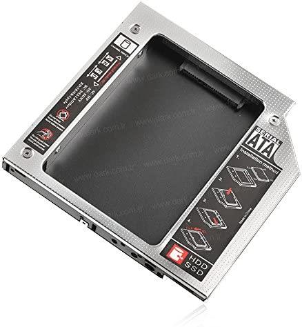 حاوية إضافية لمحرك الأقراص الصلبة SATA لأجهزة الكمبيوتر المحمولة ذات اللون الداكن مقاس 12.7 مم (DK-AC-DSOSD12)