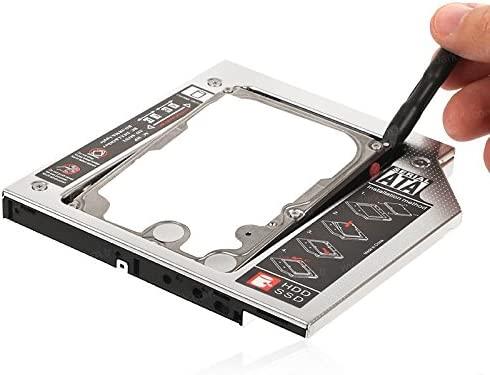 حاوية إضافية لمحرك الأقراص الصلبة SATA لأجهزة الكمبيوتر المحمولة ذات اللون الداكن مقاس 12.7 مم (DK-AC-DSOSD12)