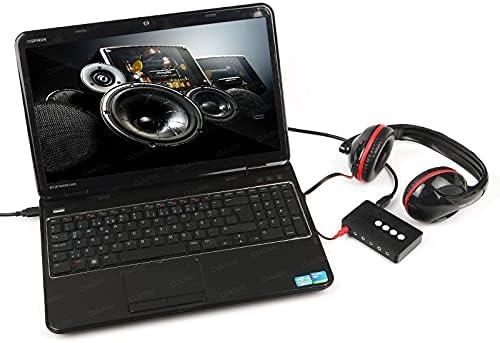 Dark DK AC USCP7 7.1 Analog/Optik 2 Kanal Profesyonel USB Ses Kartı (Windows ve MAC Destekli) - TEŞHİR