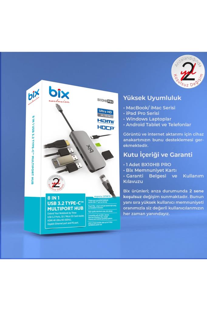 Daytona Bix BX10HB-Pro USB Çoklayıcı - TEŞHİR