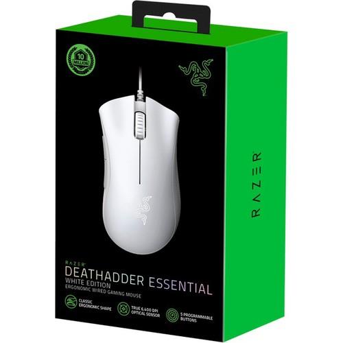 Razer DeathAdder Essential Kablolu Optik Oyuncu Mouse Beyaz Outlet