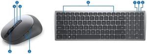 Dell KM7120W 580-AIWJ Kablosuz Klavye Mouse Seti - Outlet