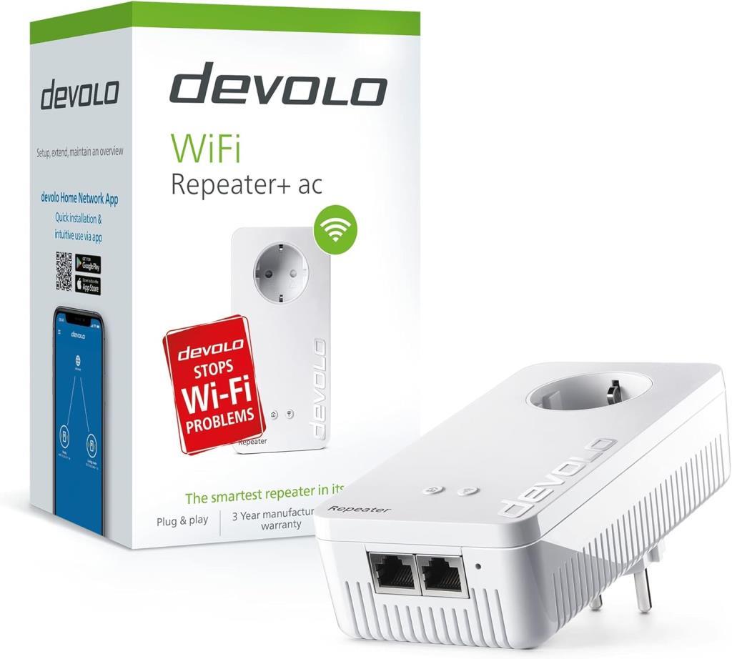 Devolo 8705 Wifi Repeater Ac - Elektrik Soketli Kablosuz Menzil Genişletici Teşhir