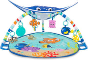 Bright Starts , Disney Baby Kayıp Balık Nemo Mr. Ray Okyanus Işıklı ve Müzikli Jimnastik Merkezi, Yenidoğan ve Üzeri Outlet