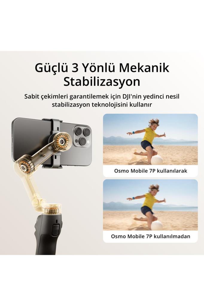 DJI Osmo Mobile 7P Gimbal Teşhir