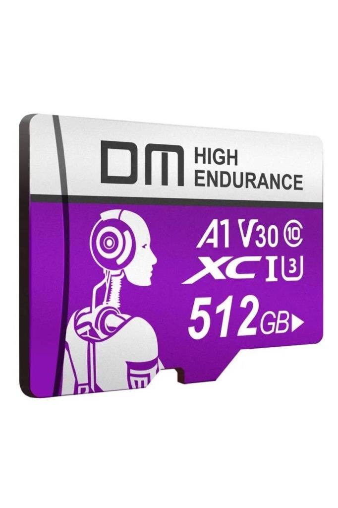 DM High Endurance Class 10 A1 U3 V30 512 GB Micro SD Kart - TEŞHİR